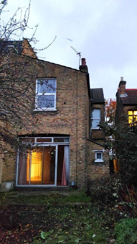 Rear elevation of the house before works (Design and Access Statement)